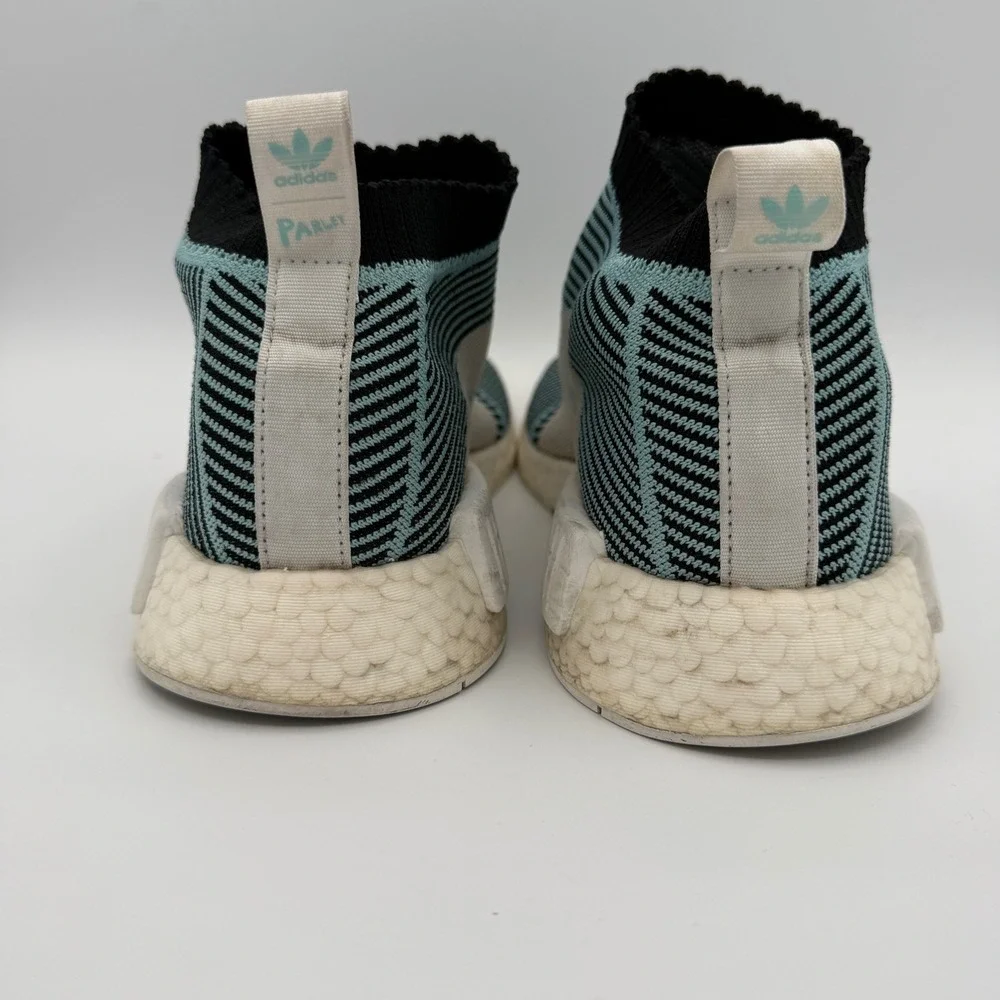 Adidas NMD‎ CS1 Parley Primeknit Blue Black White Knit Sneakers